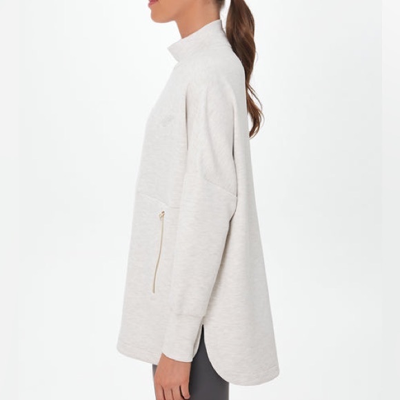 Varley Ivory Marl Bay Sweat - Picture 3 of 10